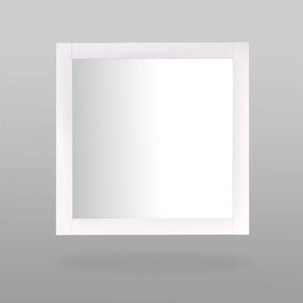 2.02.12.280.1 СИРИУС зеркало навесное 78х78 белое RU