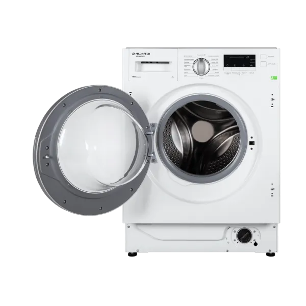 Встраиваемая стиральная машина c инвертором и паром MAUNFELD MBWM148S Белый