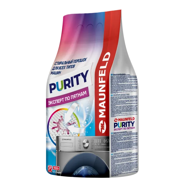 Стиральный порошок  Maunfeld Purity Эксперт по пятнам Automat 9000г MWP9000BM