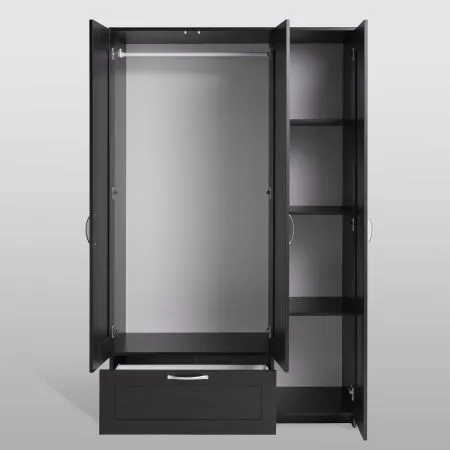 Шкаф СИРИУС трехдверный с выдвижным ящиком, цвет Дуб Венге