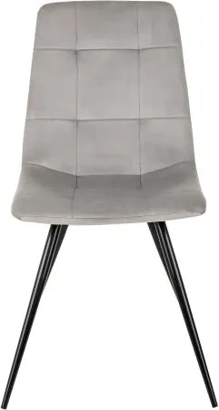 Стул для дома Бюрократ CH-K1_4 комплект 4шт св.серый Holland 09 металл черный на ножках (CH-K1_1/HL09_4)