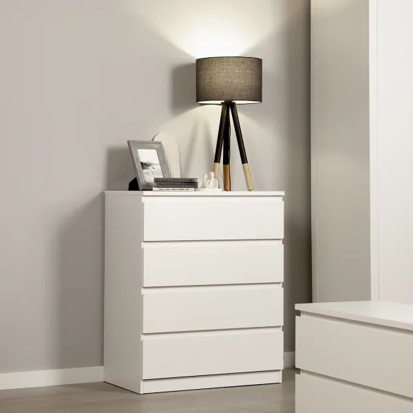2.05.02.070.1 МАЛЬТА комод 4 ящика 80х99 белый RU