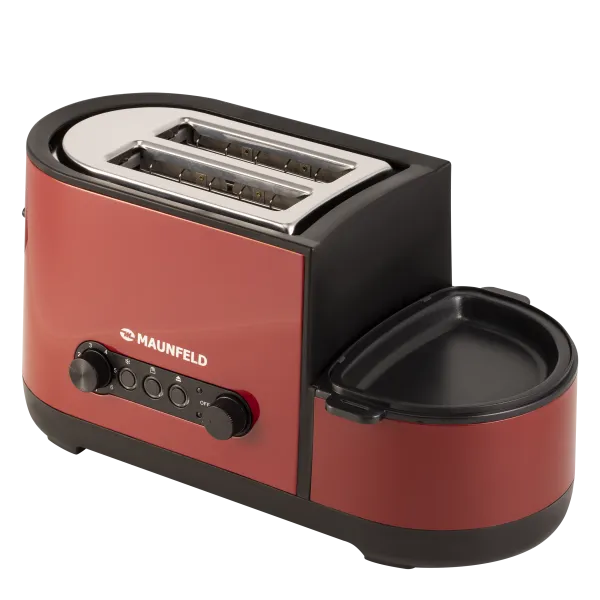 Тостер MAUNFELD MF-820CH PRO Вишневый