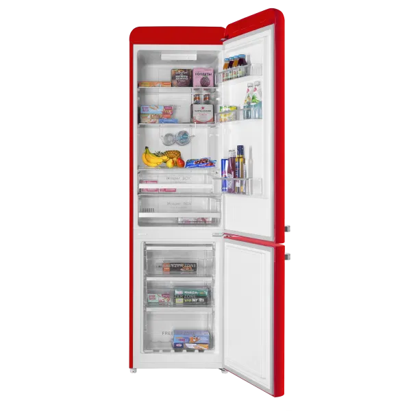 Холодильник MAUNFELD MFF186NFR Красный