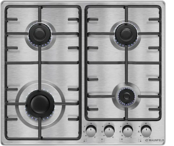 Газовая варочная панель MAUNFELD EGHS.64.3STS-ES/G Нержавеющая сталь