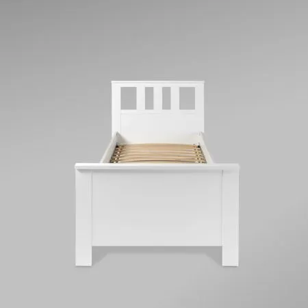 2.08.04.050.1 САГА кровать одинарная 90х200 белая