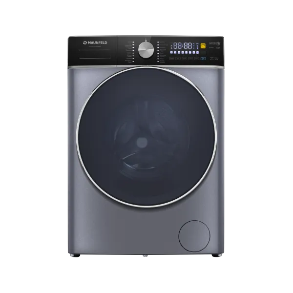 Стиральная машина c сушкой и инвертором MAUNFELD MFWD14106SB03 Черная нержавеющая сталь