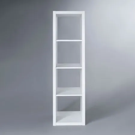 S00623 Фора 4Л стеллаж 146x41х38, белый