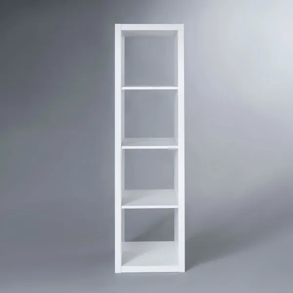 S00623 Фора 4Л стеллаж 146x41х38, белый