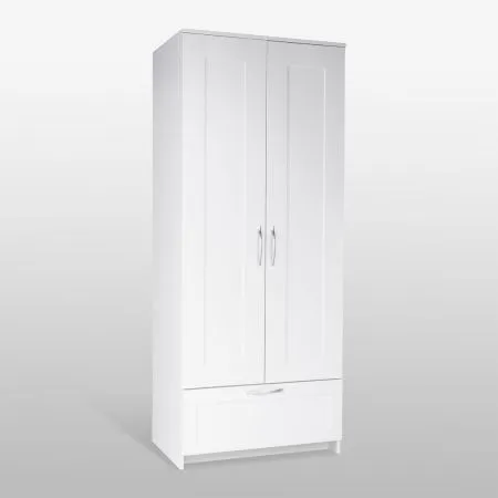 2.02.01.020.1 СИРИУС шкаф комбинированный "2 двери и 1 ящик белый RU"