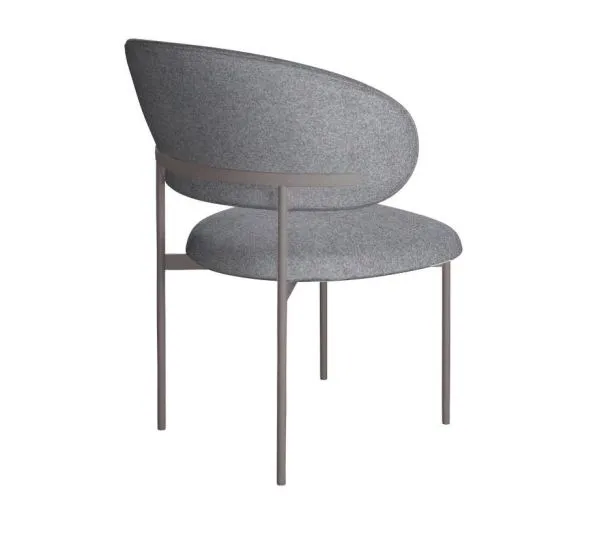 Стул DikLine 201 NS10 GREY, ножки капучино