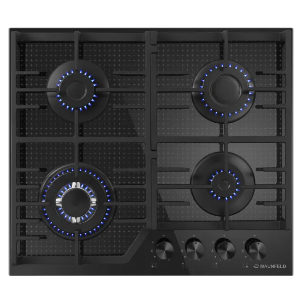 Газовая варочная панель MAUNFELD EGHG.64.73C Черный/черная фурнитура