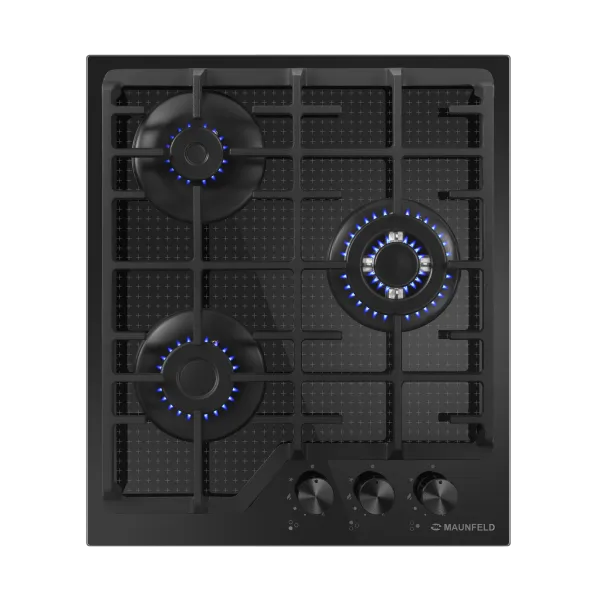 Газовая варочная панель MAUNFELD EGHG.43.73C Черный/черная фурнитура