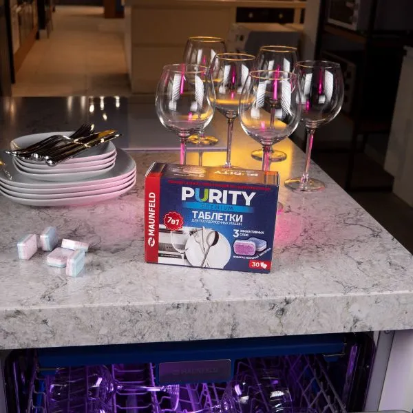 Таблетки для посудомоечных машин MAUNFELD Purity Premium all in 1 MDT30PP (30 шт. в упаковке)