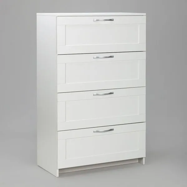 2.02.02.060.1 СИРИУС комод "4 ящика белый RU"