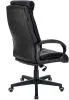 Кресло руководителя Бюрократ CH-824 черный экокожа крестов. пластик