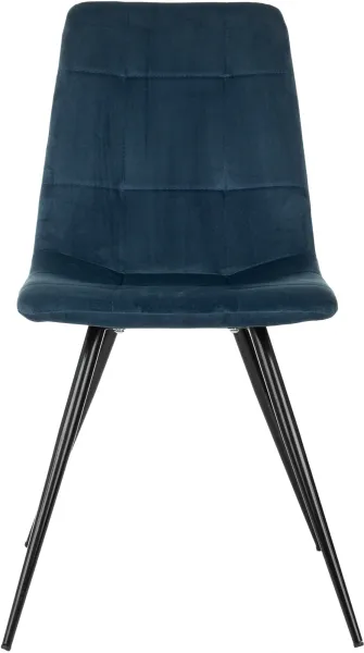 Стул для дома Бюрократ CH-K1_4 комплект 4шт синий Holland 58 металл черный на ножках (CH-K1_1/HL58_4)