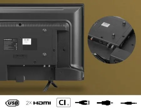 24" Телевизор MAUNFELD MLT24H01, HD