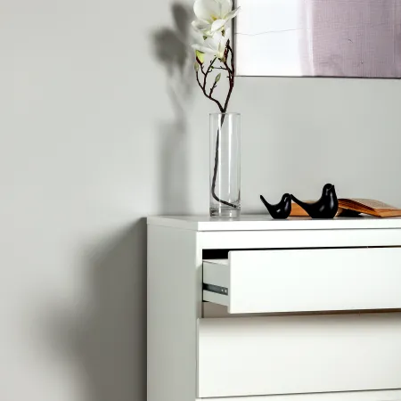 2.03.02.060.1 КАСТОР комод 3 ящика RU белый