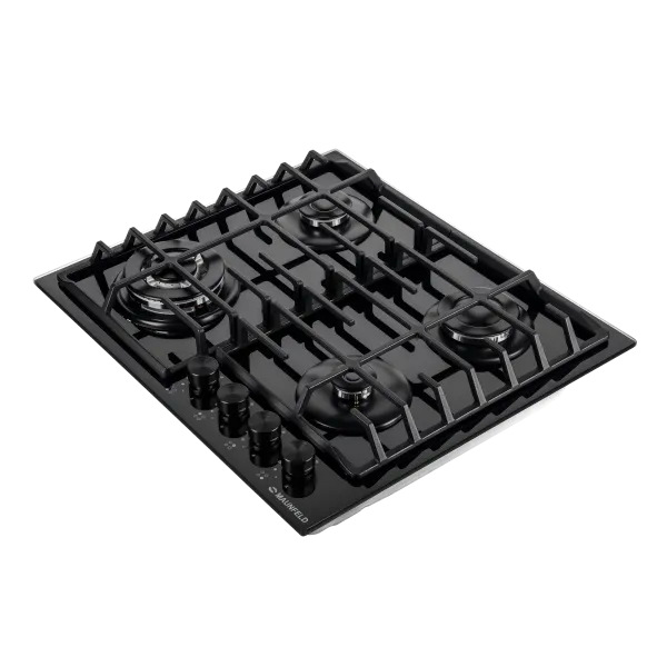 Газовая варочная панель MAUNFELD EGHG.64.63C Черный/черная фурнитура
