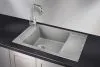 7806, АЛЮМИНИУМ, кухонная мойка, кварц