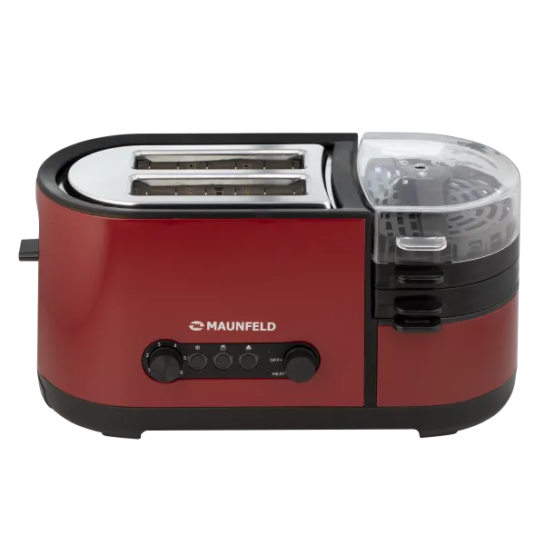 Тостер MAUNFELD MF-820CH PRO Вишневый