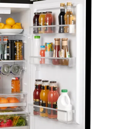 Холодильник MAUNFELD MFF186NFR Черный