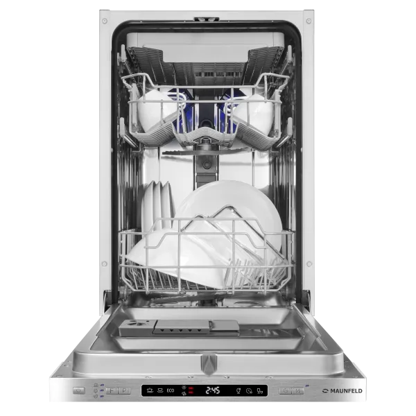 Посудомоечная машина с Aqua Stop MAUNFELD MLP45130 Light Beam Белый