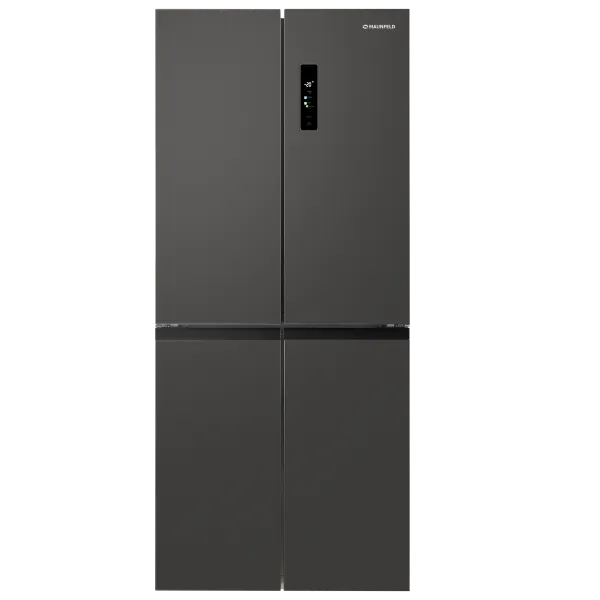 Холодильник-морозильник с инвертором MAUNFELD MFF192NF01 Inverter Черная нержавеющая сталь