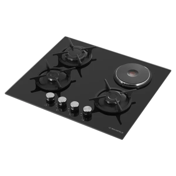 Комбинированная варочная панель MAUNFELD EEHG.64.13CB/KG Черный