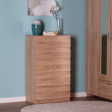 2.03.02.070.3 КАСТОР комод 5 ящиков RU сонома