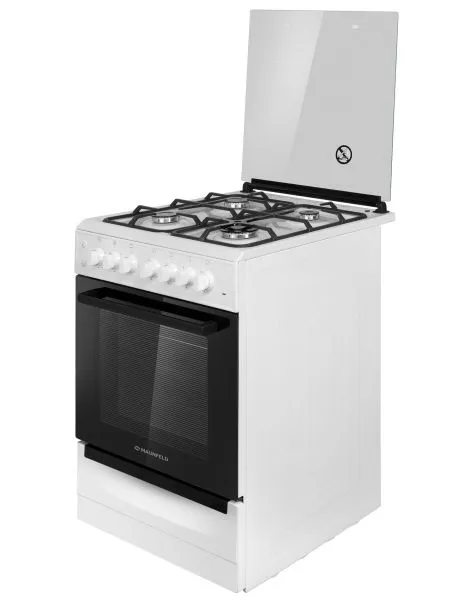 Газовая плита с электрической духовкой MAUNFELD MGC60ECW04 Белый