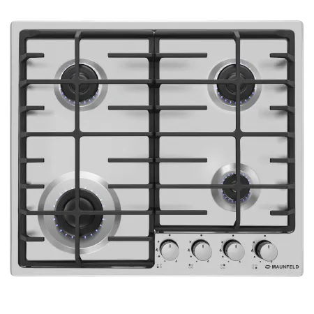 Газовая варочная панель MAUNFELD EGHS.64.6CS/G Нержавеющая сталь