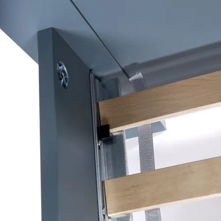 2.08.04.060.16 САГА кровать двойная 140х200 темно-бирюзовая/ясень