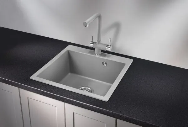 5102, АЛЮМИНИУМ, кухонная мойка, кварц