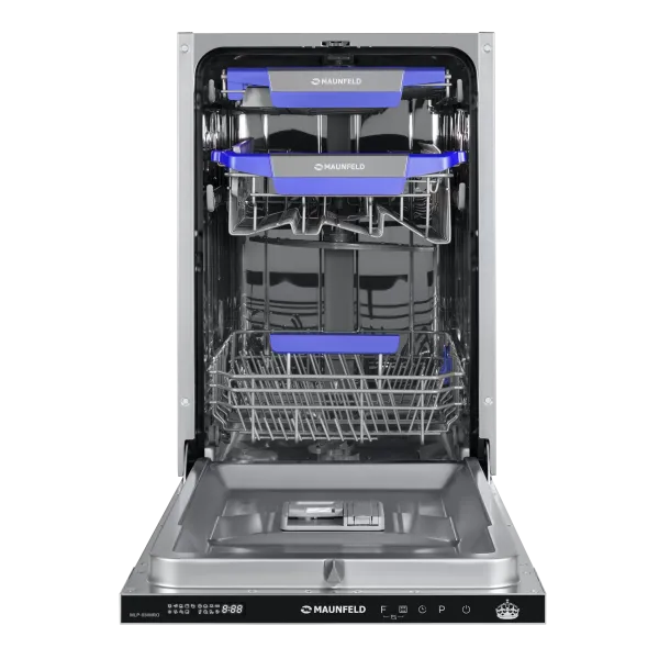 Посудомоечная машина с авто-открыванием MAUNFELD MLP-08IMRO Нержавеющая сталь
