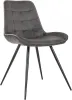 Стул для дома Бюрократ CH-K2_4 комплект 4шт т.серый Holland 18 металл черный на ножках (CH-K2_1/HL18_4)