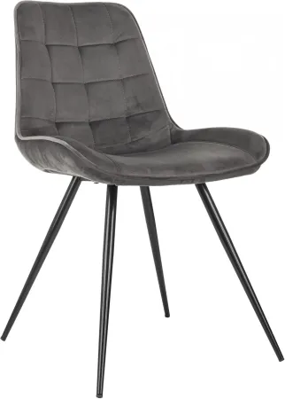 Стул для дома Бюрократ CH-K2_4 комплект 4шт т.серый Holland 18 металл черный на ножках (CH-K2_1/HL18_4)