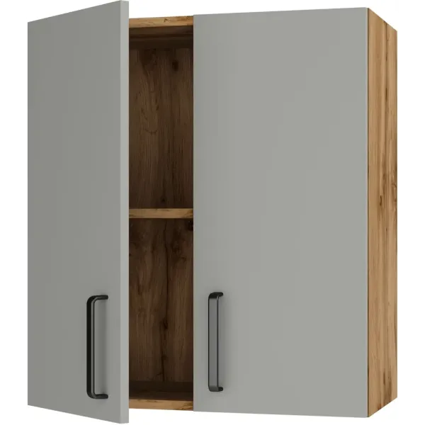 Навесной шкаф 60х67,6х29 «Мирах сер\дер»