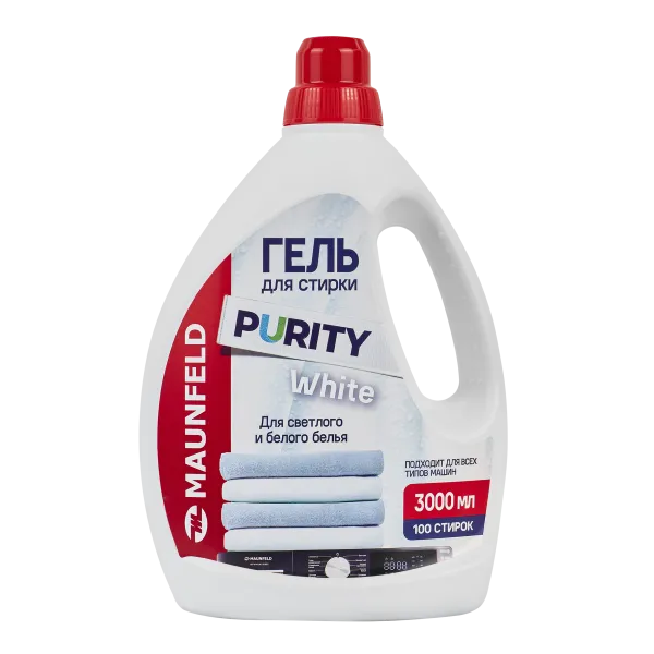 Гель для стирки Maunfeld Purity White 3000мл MWL3000PW Белый