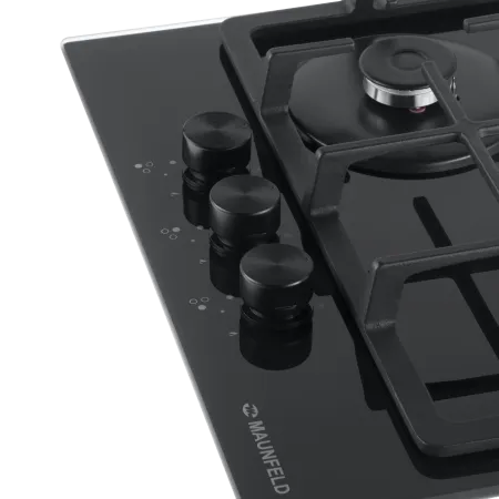 Газовая варочная панель MAUNFELD EGHG.43.33C Черный/черная фурнитура