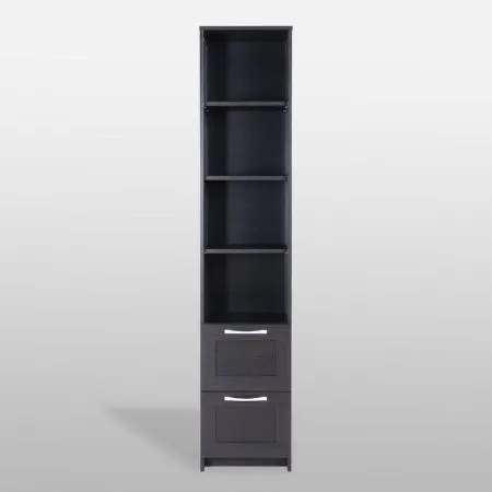 2.02.07.140.5 СИРИУС стеллаж 2 ящика 39х190 Дуб Венге RU