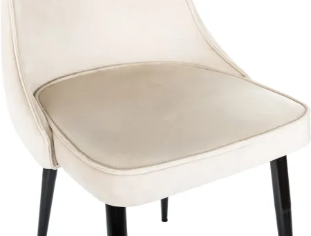 Стул для дома Бюрократ CH-K4_2 комплект 2шт бежевый Holland 06 металл черный на ножках (CH-K4_1/HL07_2)