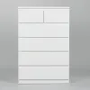 2.05.02.100.1 МАЛЬТА комод 4+2 ящика 80х121 белый RU