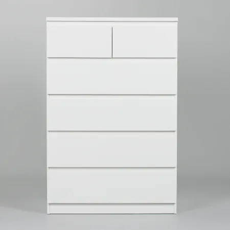 2.05.02.100.1 МАЛЬТА комод 4+2 ящика 80х121 белый RU