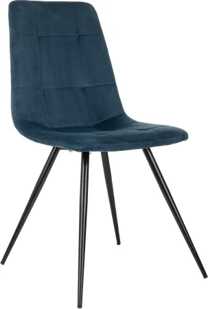 Стул для дома Бюрократ CH-K1_4 комплект 4шт синий Holland 58 металл черный на ножках (CH-K1_1/HL58_4)