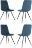 Стул для дома Бюрократ CH-K1_4 комплект 4шт синий Holland 58 металл черный на ножках (CH-K1_1/HL58_4)