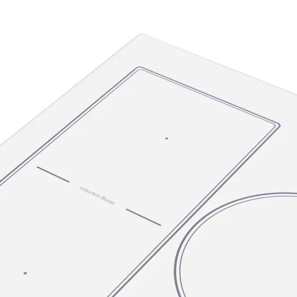 Индукционная варочная панель с объединением зон Bridge Induction MAUNFELD CVI453SBWH Inverter Белый