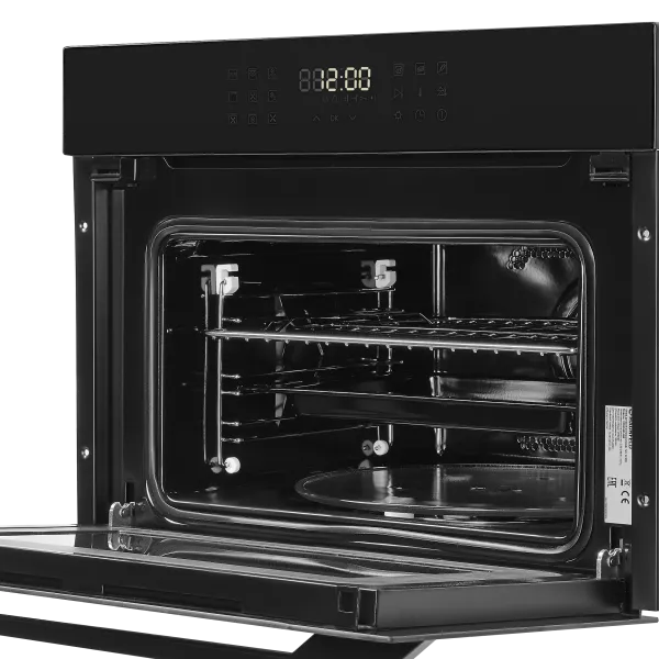 Компактный духовой шкаф с функцией СВЧ MAUNFELD XCMO4414G Черный