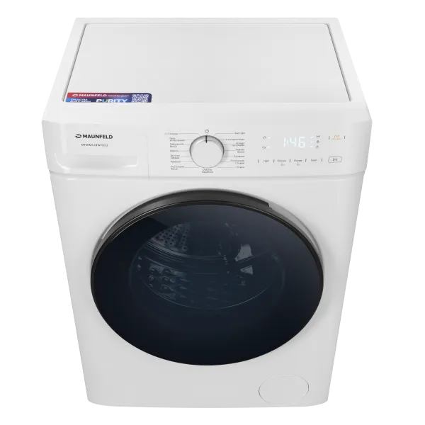 Стиральная машина c инвертором и паром MAUNFELD MFWM128WH053 Белый